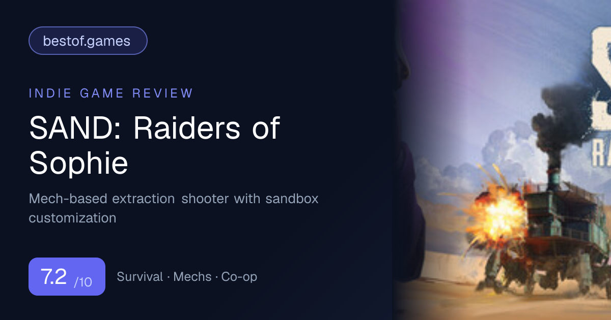 SAND: Raiders of Sophie – Review & Score | BestOfGames